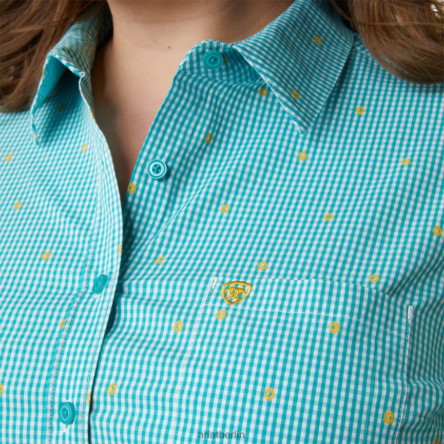 Ariat Knitterfreies Kirby-Stretchhemd Frauen P4JJPR2800 Susanna Check Spitzen