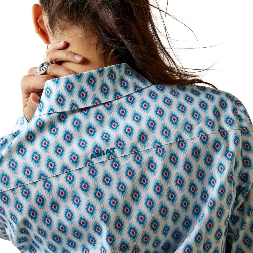 Ariat Knitterfreies Kirby-Stretchhemd Frauen P4JJPR2926 Tagträumer Spitzen