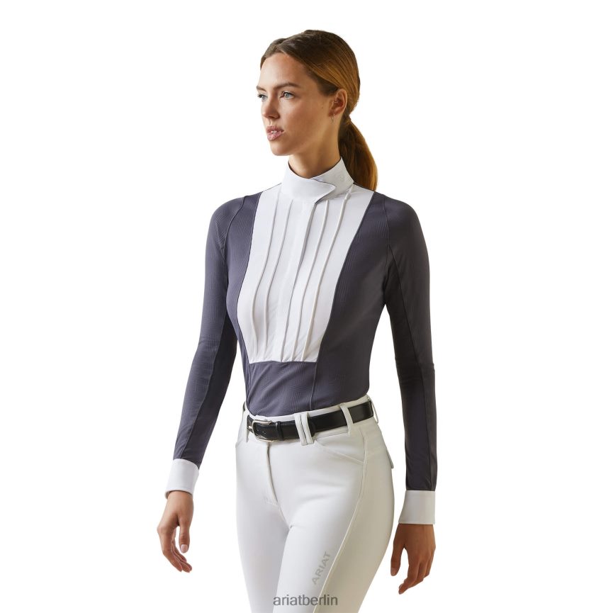 Ariat Luxuriöses Turniershirt Frauen P4JJPR3670 Periskop Spitzen