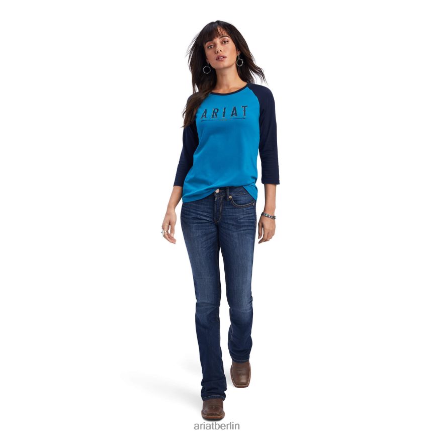 Ariat Real Arrow-Hemd mit klassischer Passform Frauen P4JJPR2912 himmlisch Spitzen