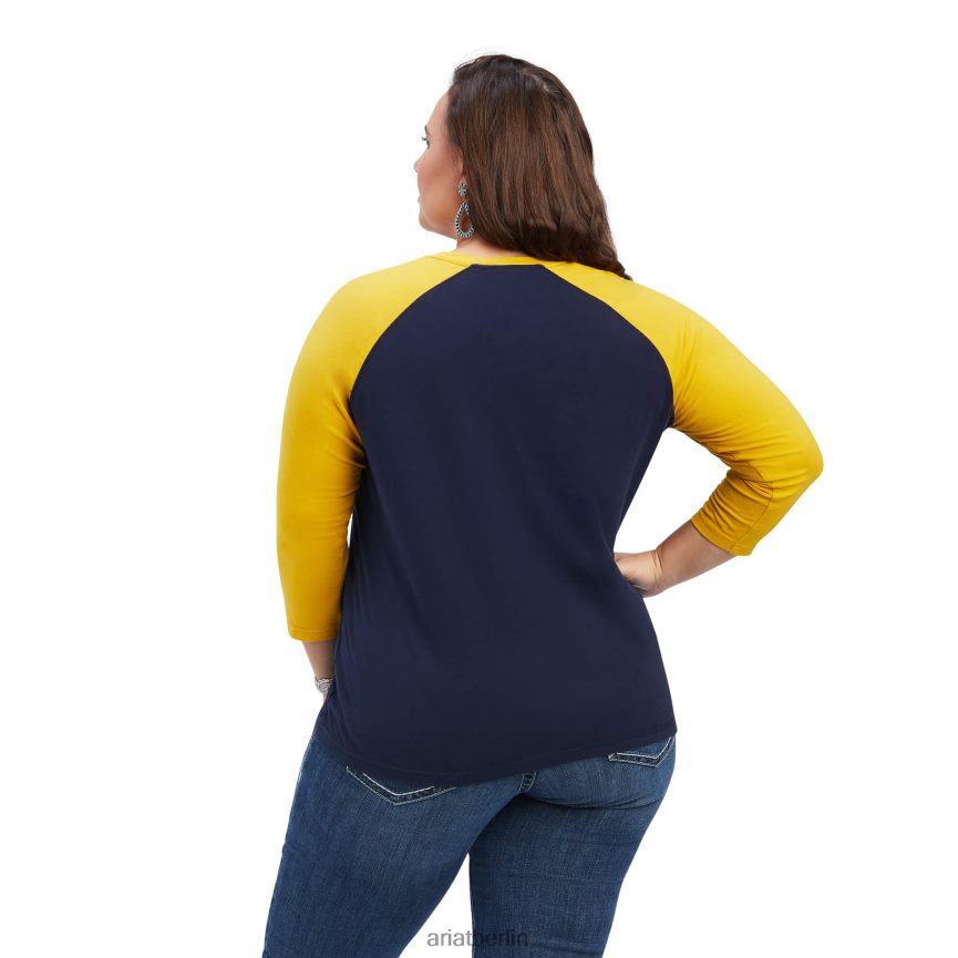 Ariat Real Arrow-Hemd mit klassischer Passform Frauen P4JJPR3219 Marinefinsternis Spitzen