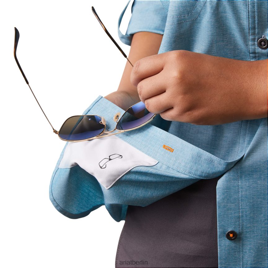 Ariat Robustes Venttek Durastretch-Arbeitshemd aus Bewehrungsstahl Frauen P4JJPR3102 Ritterspornheide Spitzen