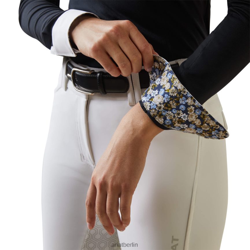 Ariat Sunstopper Pro 2.0 Turniershirt Frauen P4JJPR3667 Marineblau/Ashton anzeigen Spitzen