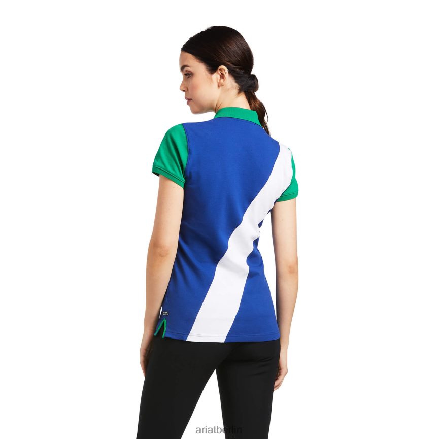 Ariat Taryn-Polo Frauen P4JJPR3206 Mazarineblau/Billardtisch Spitzen