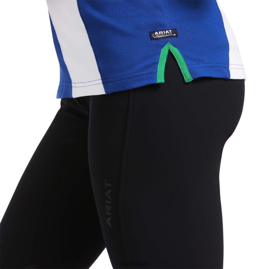 Ariat Taryn-Polo Frauen P4JJPR3206 Mazarineblau/Billardtisch Spitzen