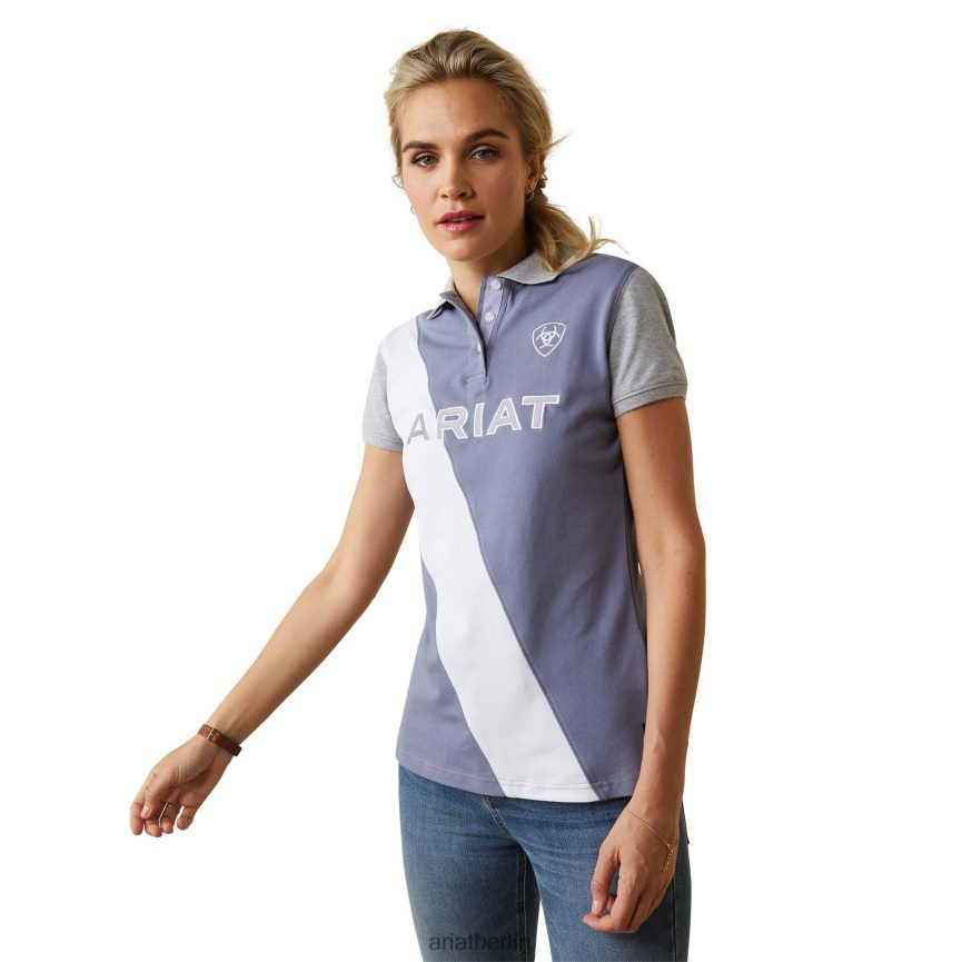 Ariat Taryn-Polo Frauen P4JJPR3269 düsterer Granit Spitzen