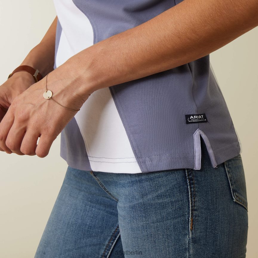 Ariat Taryn-Polo Frauen P4JJPR3269 düsterer Granit Spitzen