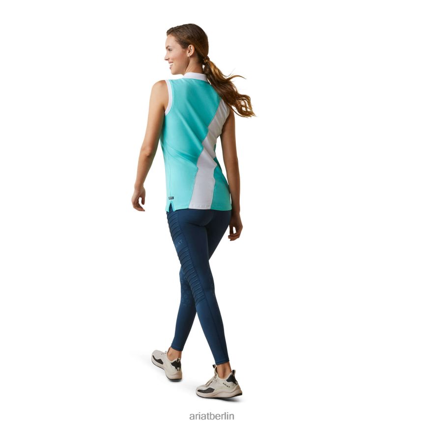 Ariat Taryn-Polo Frauen P4JJPR3293 Poolblau Spitzen