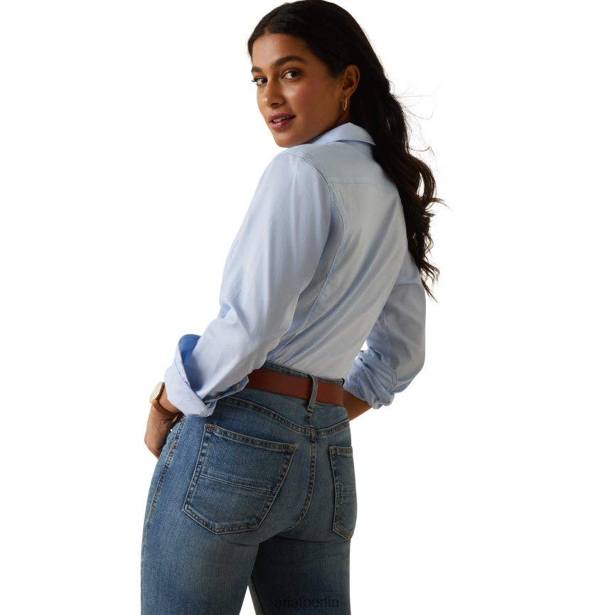 Ariat Tomales-Shirt Frauen P4JJPR3099 puderblau Spitzen