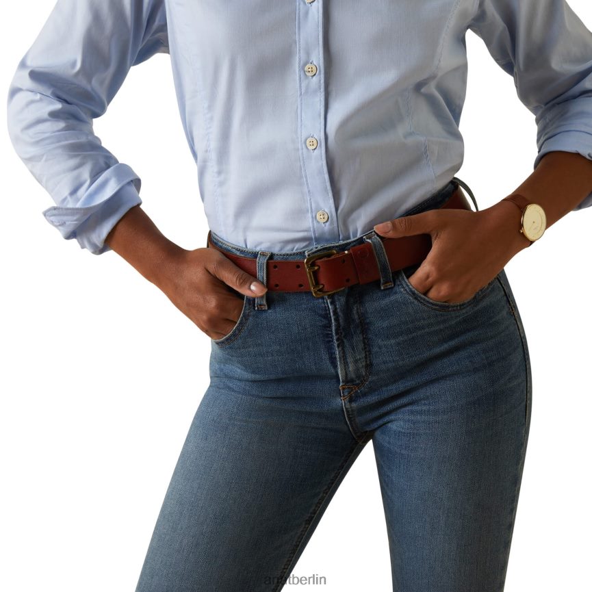 Ariat Tomales-Shirt Frauen P4JJPR3099 puderblau Spitzen