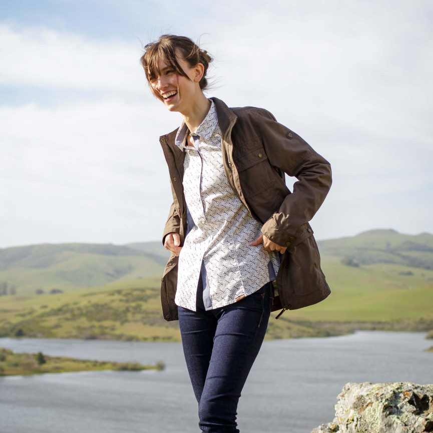 Ariat Tomales-Shirt Frauen P4JJPR3170 Bitdruck Spitzen