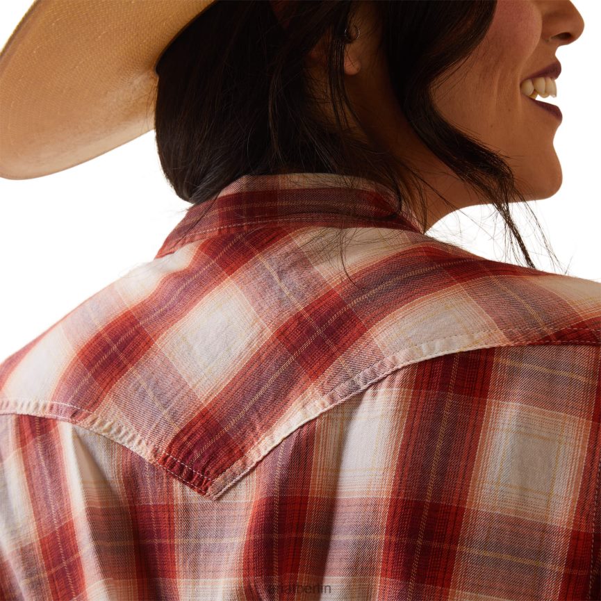 Ariat Tulsa-Shirt Frauen P4JJPR3276 Tulsa-Plaid Spitzen