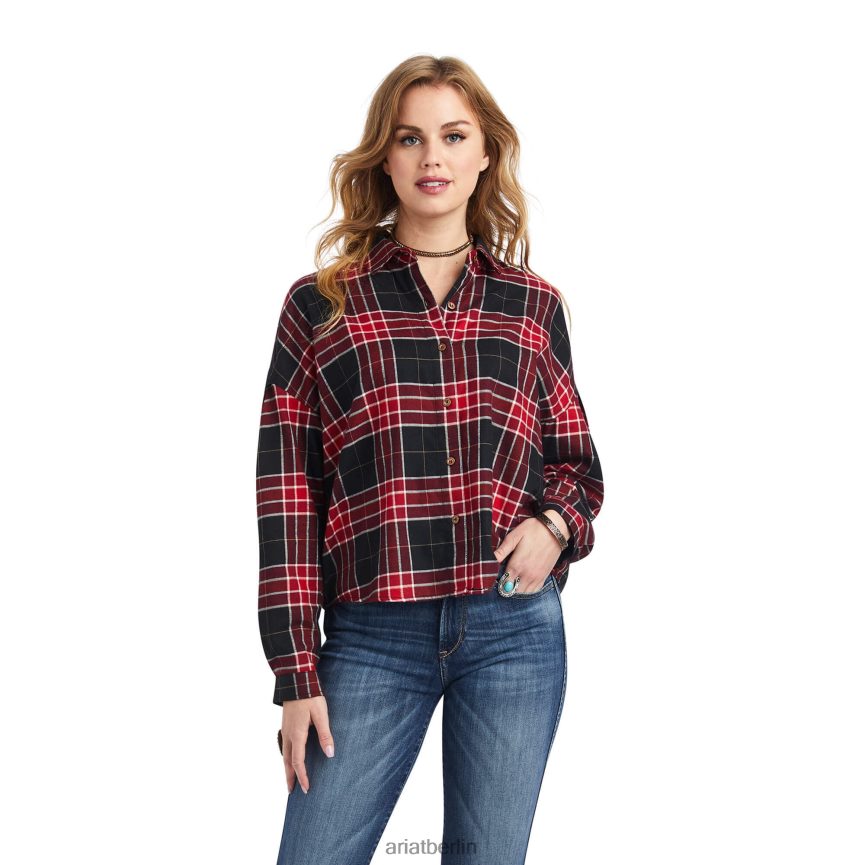 Ariat Urban Jungle-Shirt Frauen P4JJPR3218 Urban Jungle Plaid Spitzen