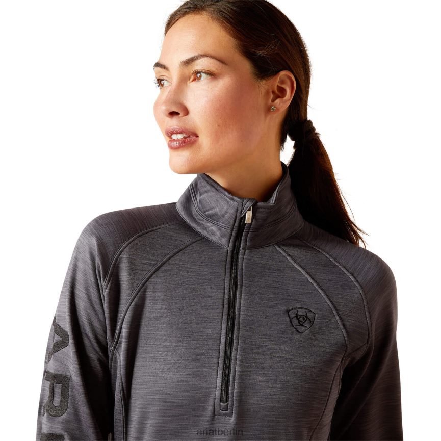 Ariat echtes Hemd Frauen P4JJPR3194 ozeanisch Spitzen