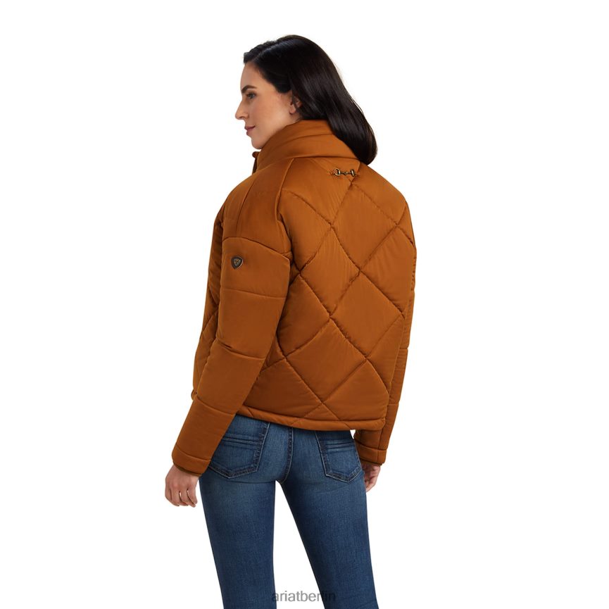 Ariat Adena isolierte Jacke Frauen P4JJPR3646 Kastanie Spitzen