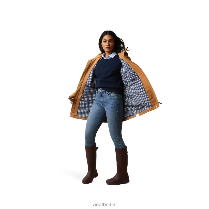 Ariat Atherton-Jacke Frauen P4JJPR3571 Kamel Spitzen