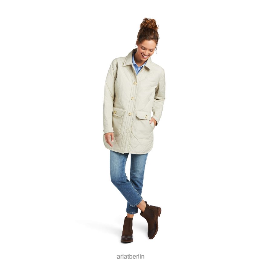 Ariat Belmont Hemdjacke Frauen P4JJPR3547 zartes Taupe Spitzen