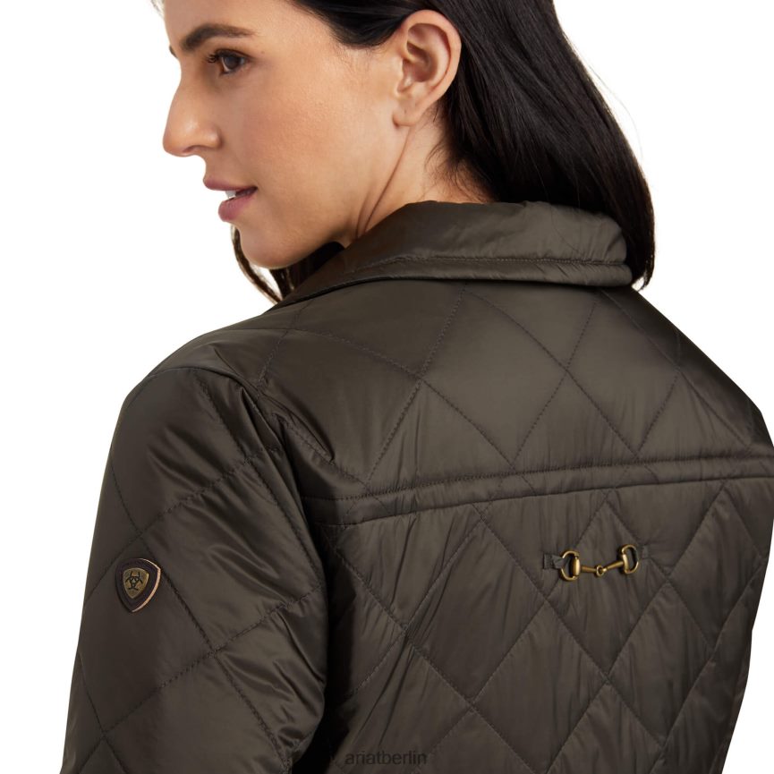 Ariat Belmont Hemdjacke Frauen P4JJPR3568 Erde Spitzen