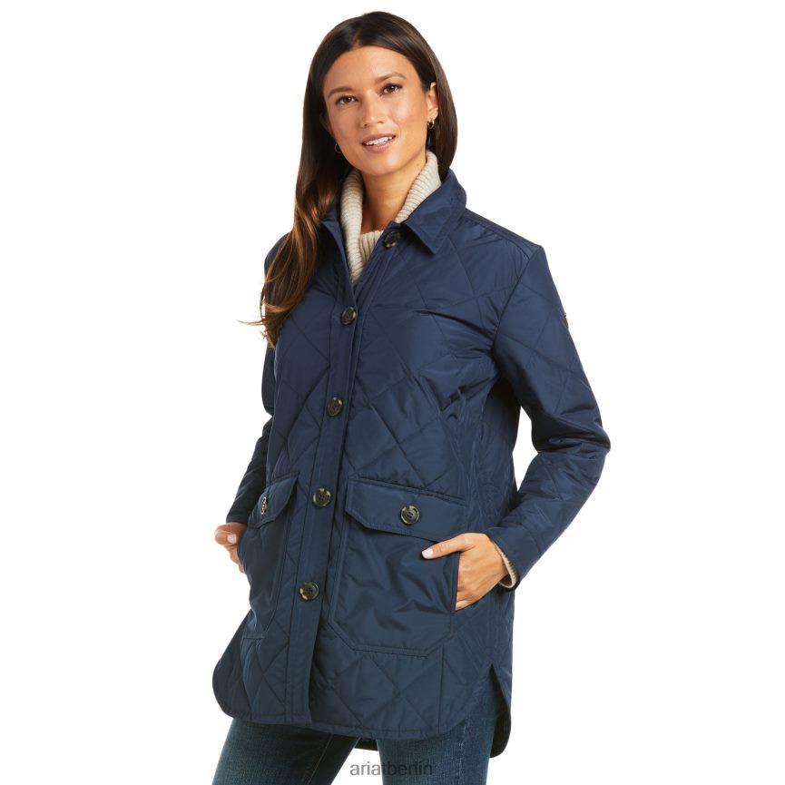 Ariat Belmont Hemdjacke Frauen P4JJPR3574 Marine Spitzen