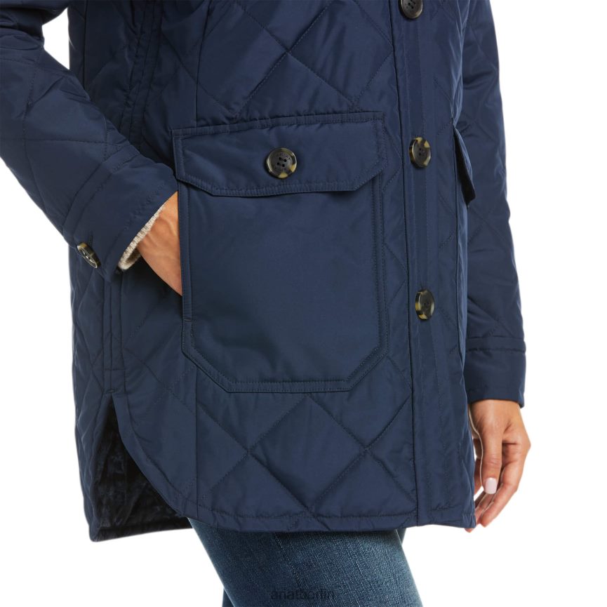 Ariat Belmont Hemdjacke Frauen P4JJPR3574 Marine Spitzen