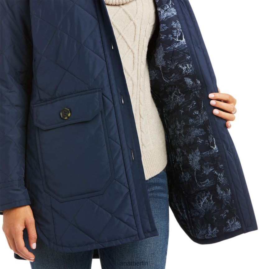 Ariat Belmont Hemdjacke Frauen P4JJPR3574 Marine Spitzen