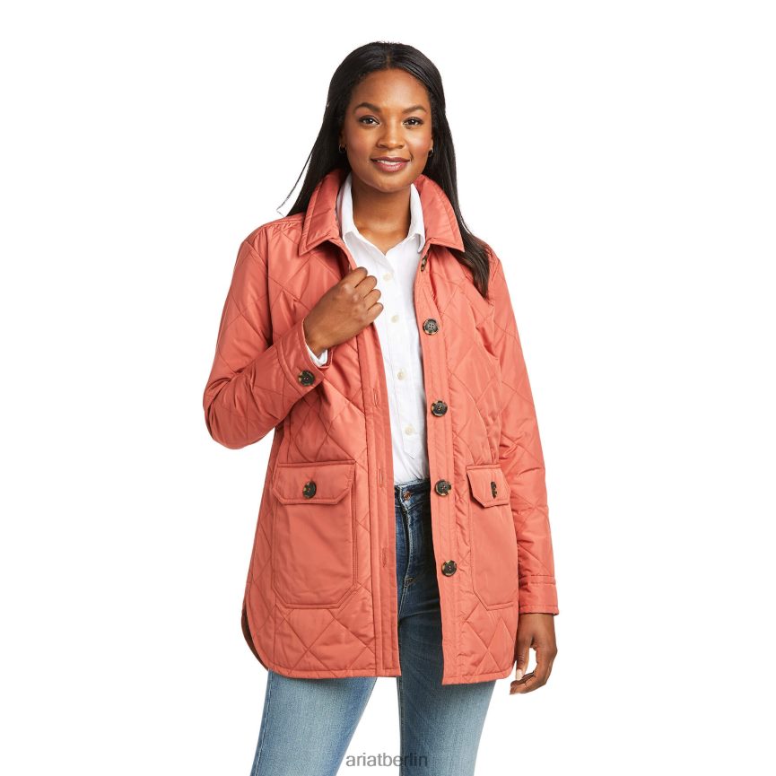 Ariat Belmont Hemdjacke Frauen P4JJPR3578 Marsala Spitzen