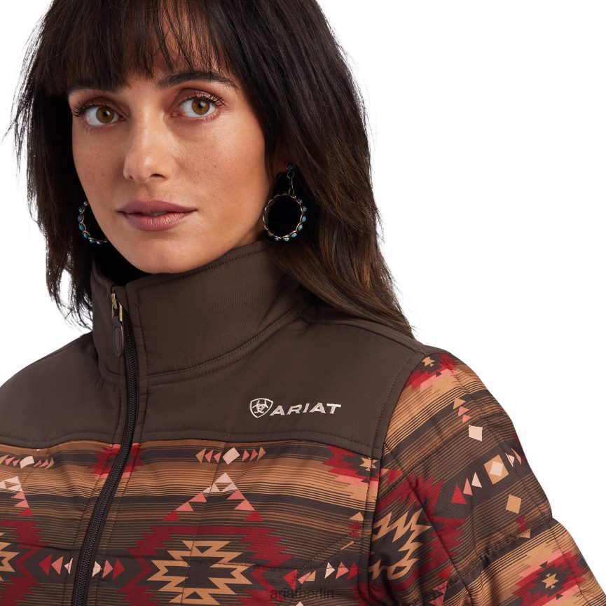Ariat Crius isolierte Jacke Frauen P4JJPR3540 Canyonlands-Druck Spitzen