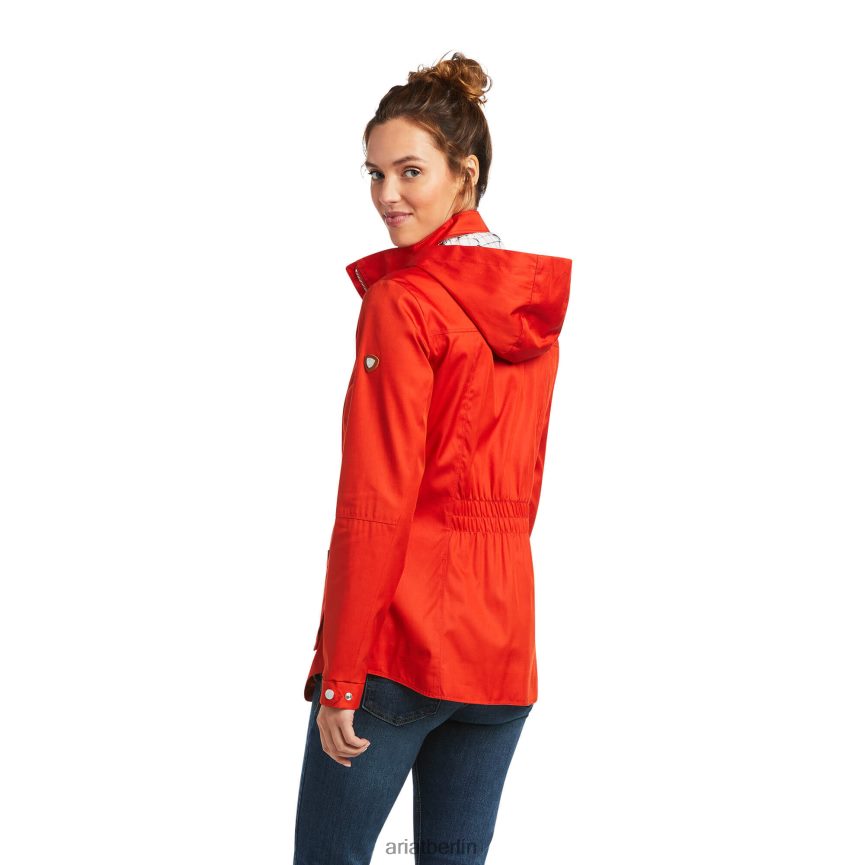 Ariat Frühlingsjacke Frauen P4JJPR3524 gebranntes Orange Spitzen