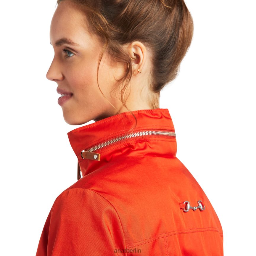 Ariat Frühlingsjacke Frauen P4JJPR3524 gebranntes Orange Spitzen