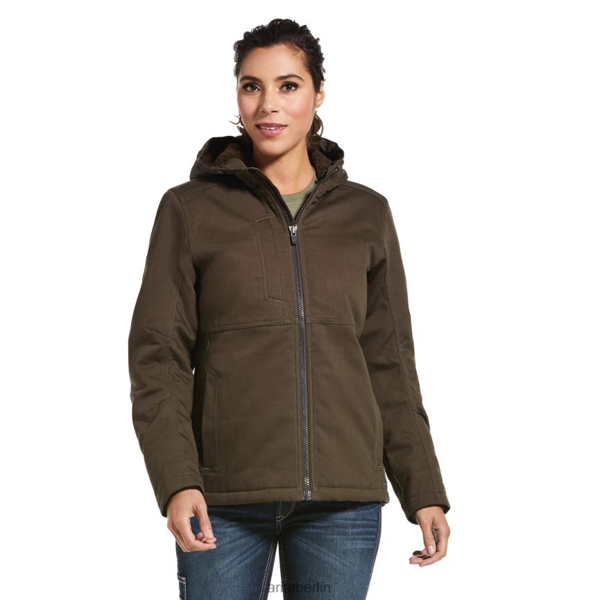 Ariat Isolierjacke aus Rebar-Duracanvas Frauen P4JJPR3572 Zaunkönig Spitzen