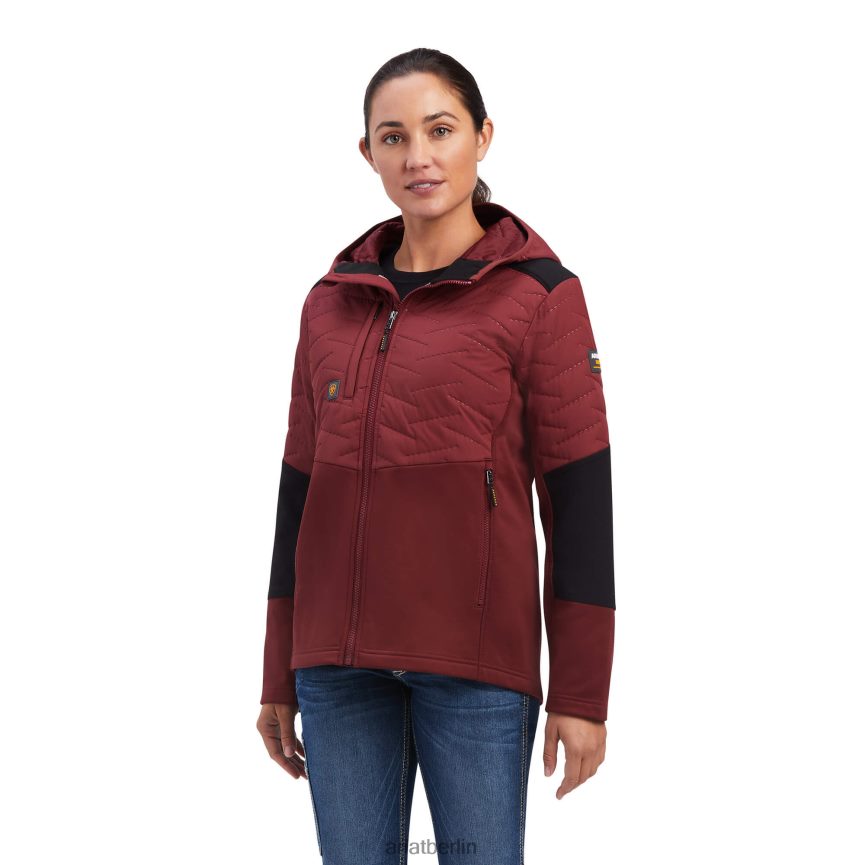 Ariat Rebar Cloud 9 wasserabweisende, isolierte Jacke Frauen P4JJPR3621 Hafen Spitzen