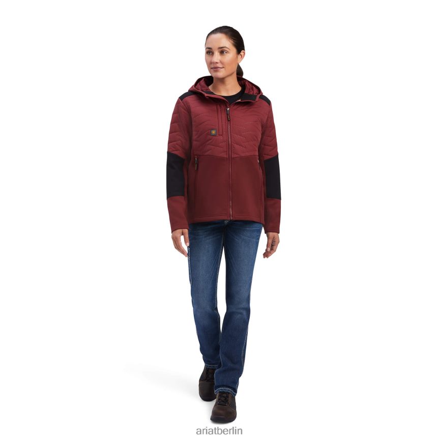 Ariat Rebar Cloud 9 wasserabweisende, isolierte Jacke Frauen P4JJPR3621 Hafen Spitzen