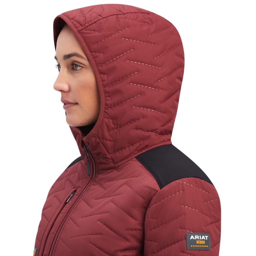 Ariat Rebar Cloud 9 wasserabweisende, isolierte Jacke Frauen P4JJPR3621 Hafen Spitzen