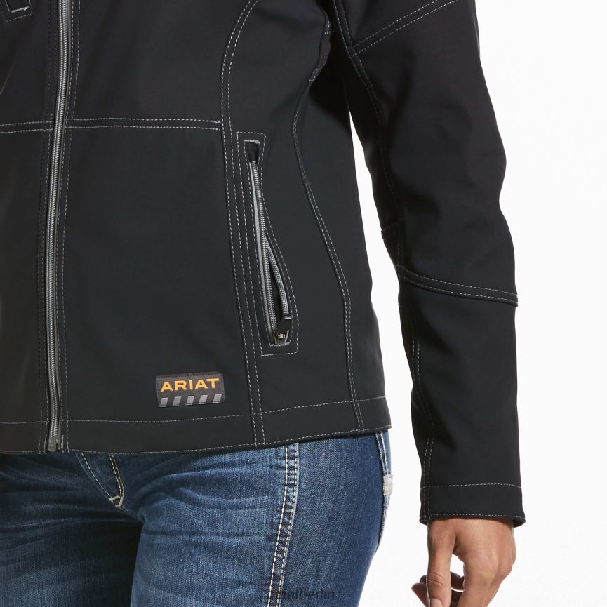 Ariat Rebar-Stretch-Canvas-Softshelljacke Frauen P4JJPR3587 Schwarz Spitzen