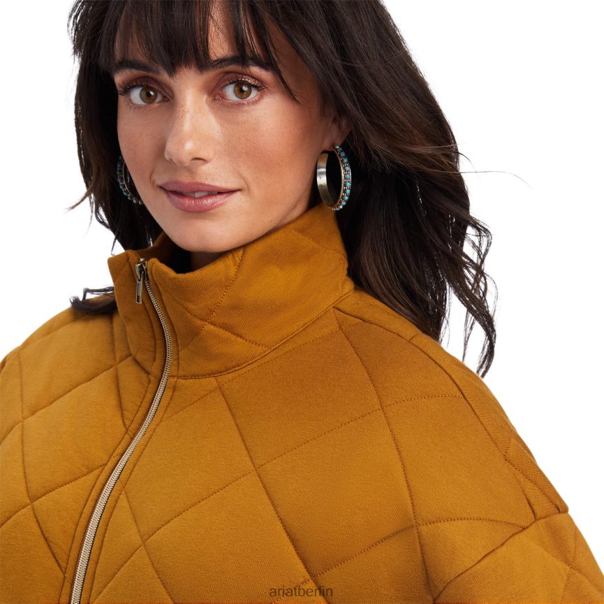 Ariat Steppjacke Frauen P4JJPR3608 bronzebraun Spitzen