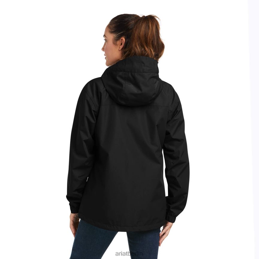 Ariat Wasserdichte Jacke mit Rebar-Stormshell-Logo Frauen P4JJPR3551 schwarz/lila Spitzen