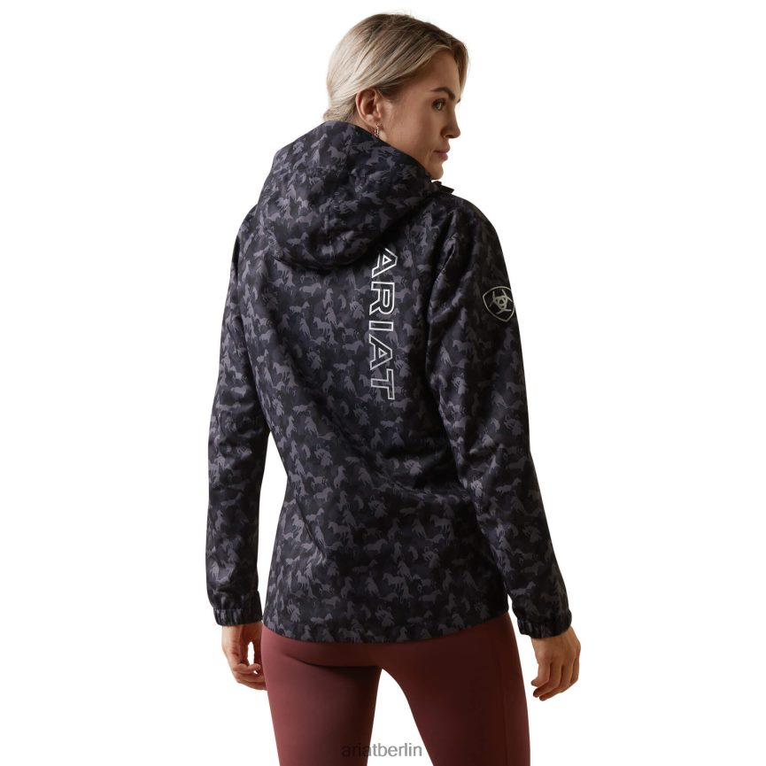 Ariat Wasserdichte Zuschauerjacke Frauen P4JJPR3590 Periskop-Tarnpferd Spitzen