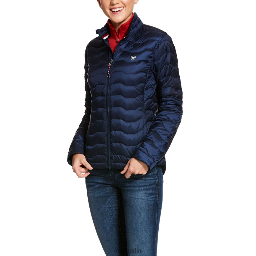 Ariat ideale 3.0 Daunenjacke Frauen P4JJPR3643 Marine Spitzen