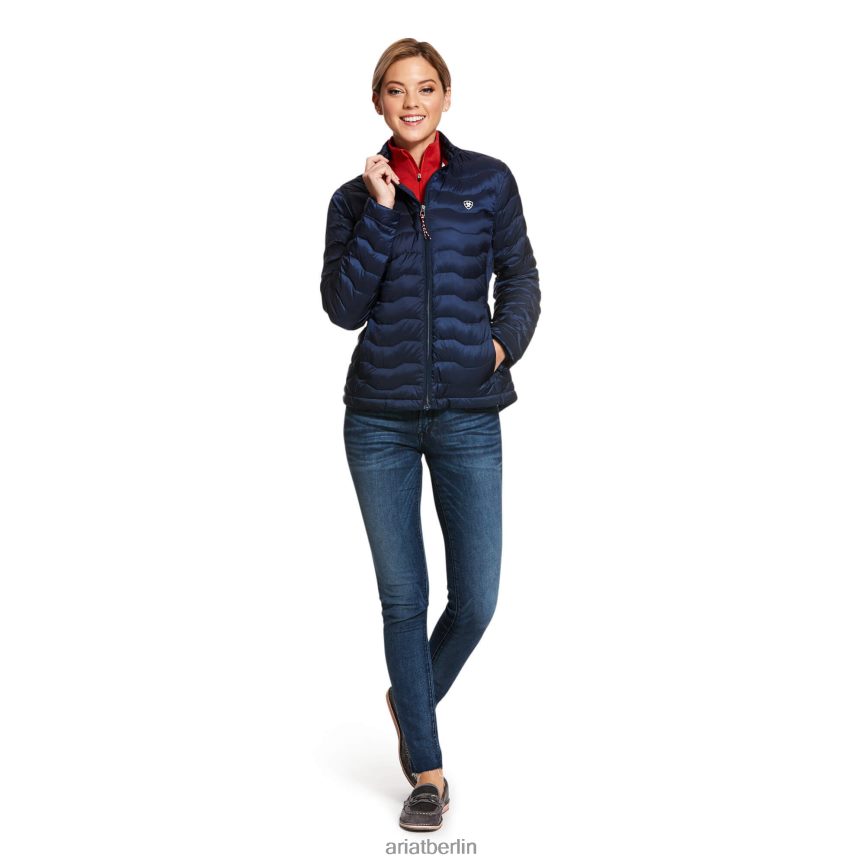 Ariat ideale 3.0 Daunenjacke Frauen P4JJPR3643 Marine Spitzen
