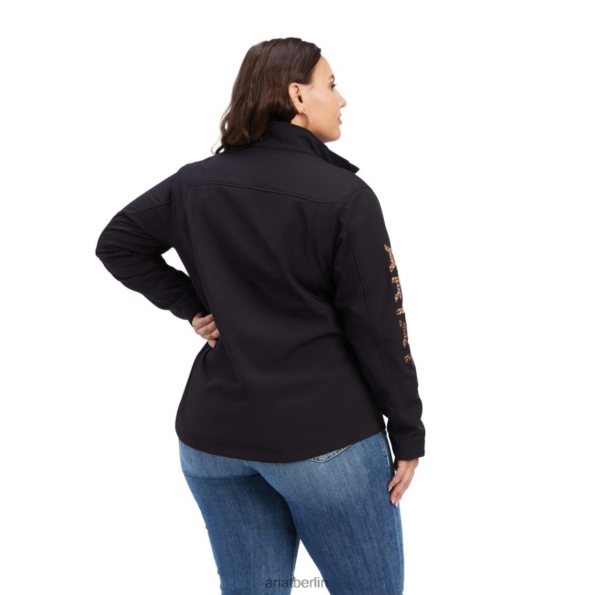 Ariat neue Team-Softshelljacke Frauen P4JJPR3473 schwarz/leopard Spitzen