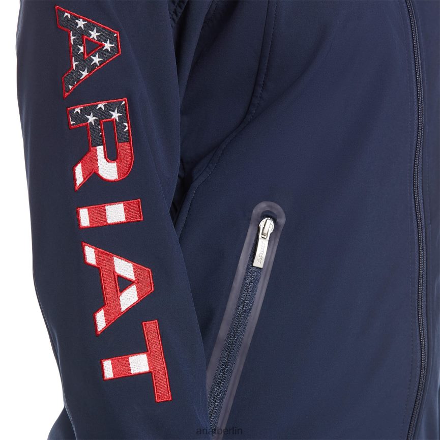 Ariat neue Team-Softshelljacke Frauen P4JJPR3531 Marine USA Spitzen