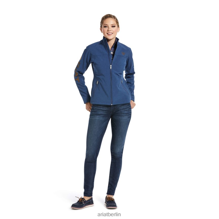 Ariat neue Team-Softshelljacke Frauen P4JJPR3541 marineblaues Heidekraut Spitzen