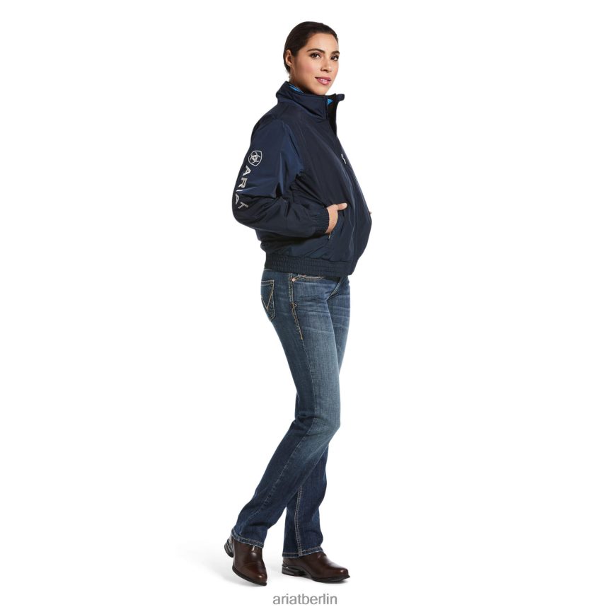 Ariat stabile Jacke Frauen P4JJPR3495 Marine Spitzen