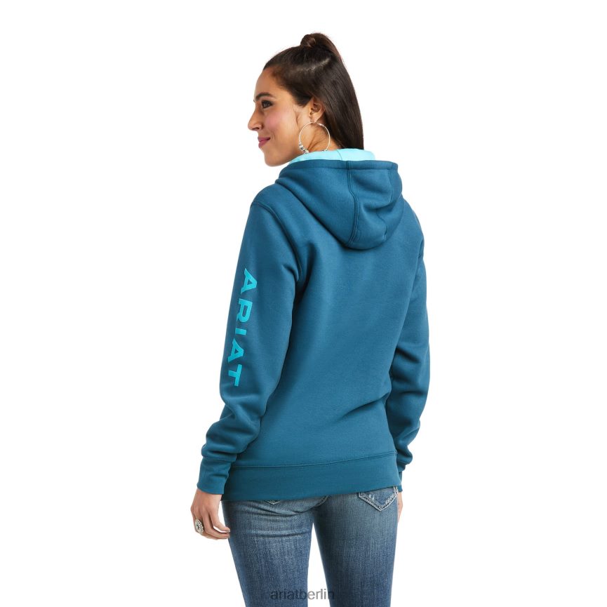 Ariat Kapuzenpullover mit echtem Armlogo Frauen P4JJPR3439 eurasisch Spitzen