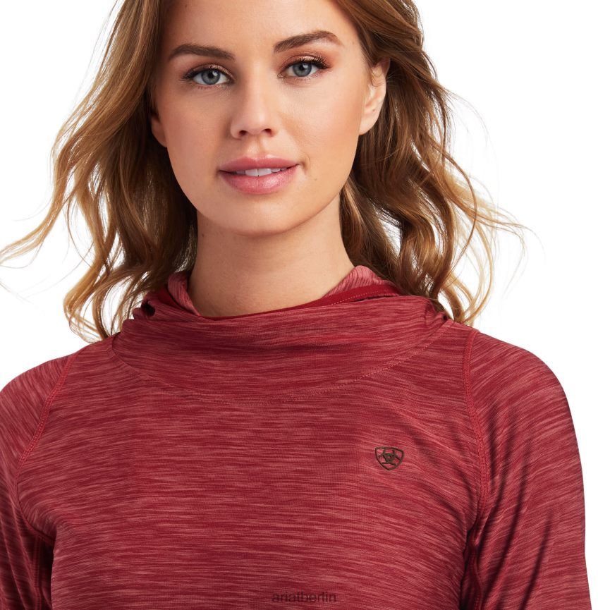 Ariat Laguna-Hoodie Frauen P4JJPR2811 sonnengetrocknete Tomaten Spitzen