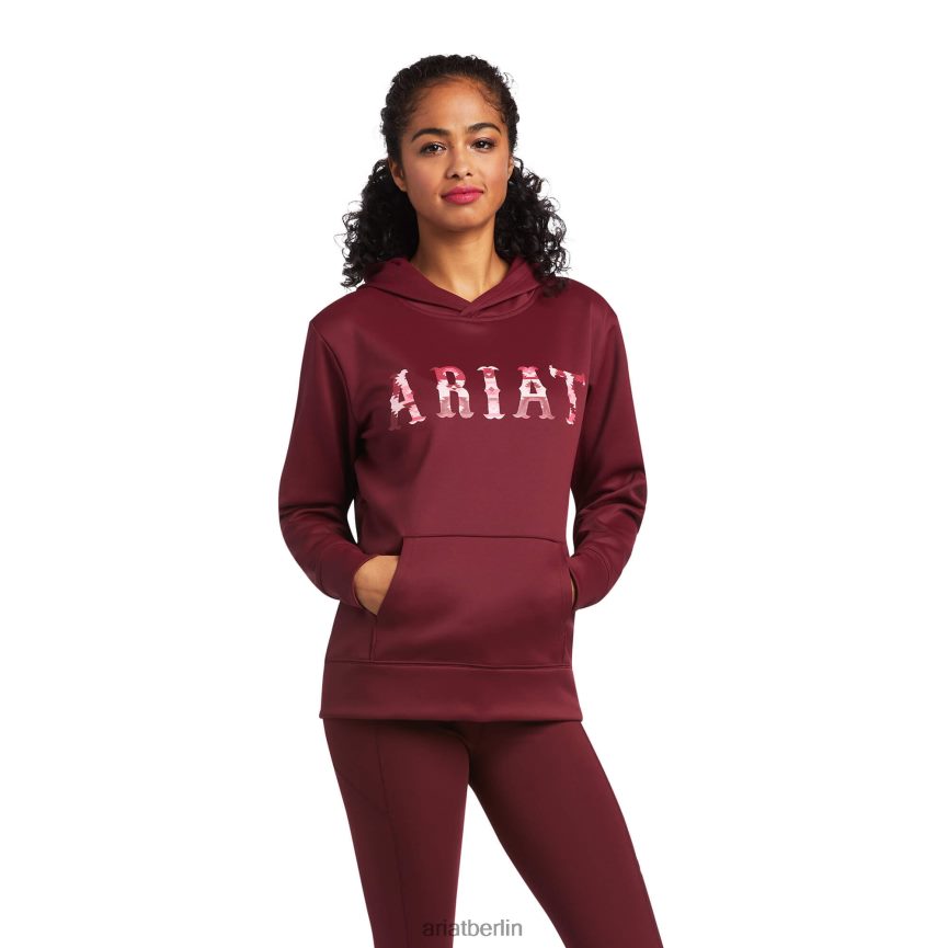 Ariat Tek-Hoodie Frauen P4JJPR3435 Zinfandel Spitzen