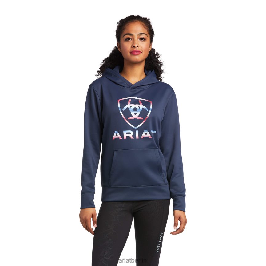 Ariat Tek-Hoodie Frauen P4JJPR3437 blaue Nächte Spitzen