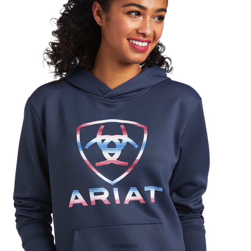 Ariat Tek-Hoodie Frauen P4JJPR3437 blaue Nächte Spitzen