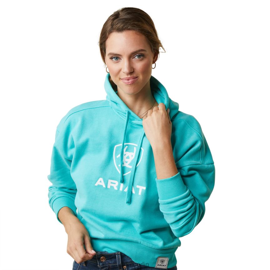 Ariat nur Hoodie Frauen P4JJPR3368 Heidepoolblau Spitzen
