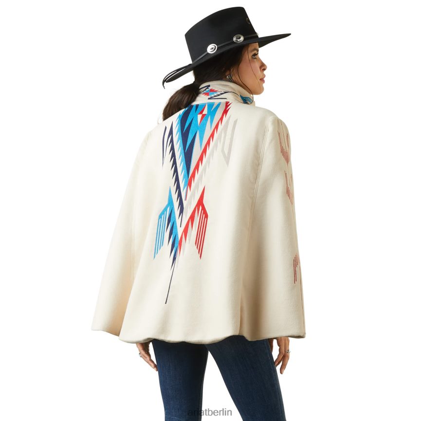 Ariat Cape-Chimayo-Mantel Frauen P4JJPR3518 Buttercreme Spitzen